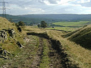 undulating decent into Waterfoot..