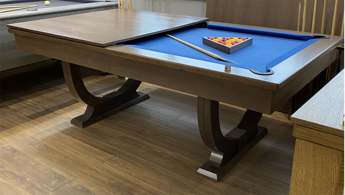 new 6ft, 7ft, & 8ft Artisan Romany carved leg solid oak Pool Dining