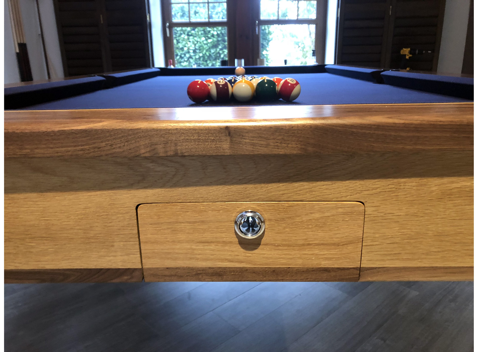 new 6ft, 7ft, & 8ft Artisan fusion oak/walnut slate bed Pool Dining